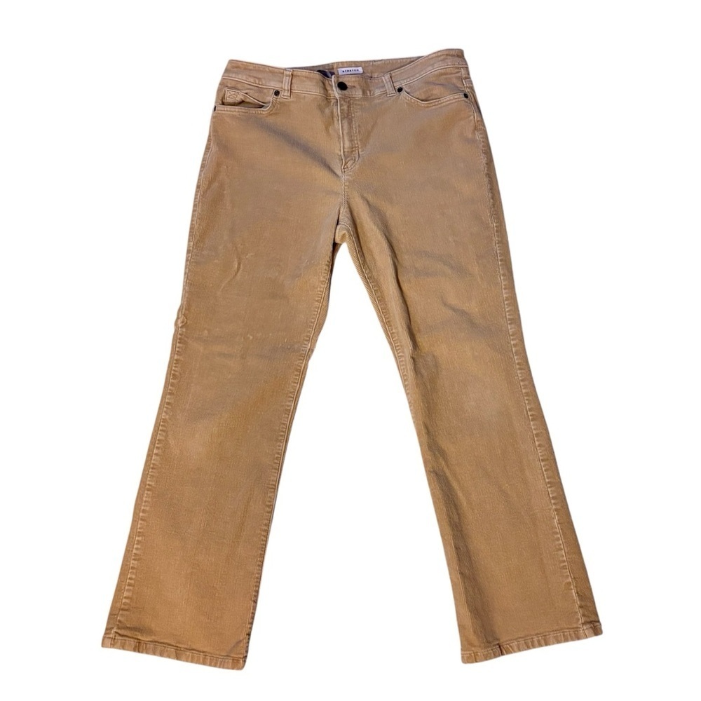 Jones New York Sport Petite Tan Stretch Corduroy Pants - Size 12P